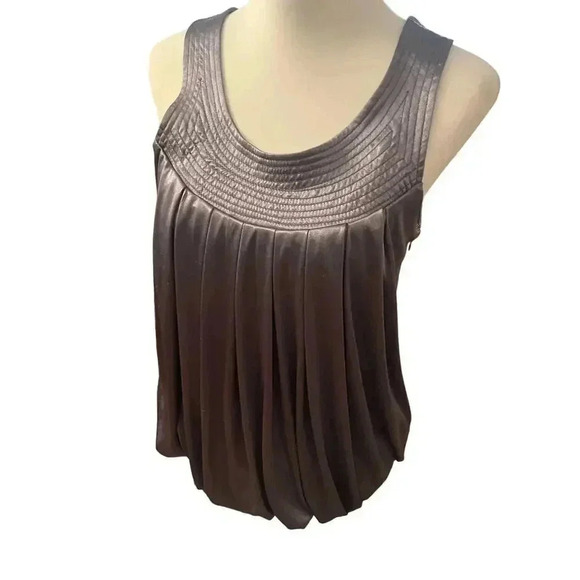 ESLEY gray satin halter size large - Picture 3 of 8